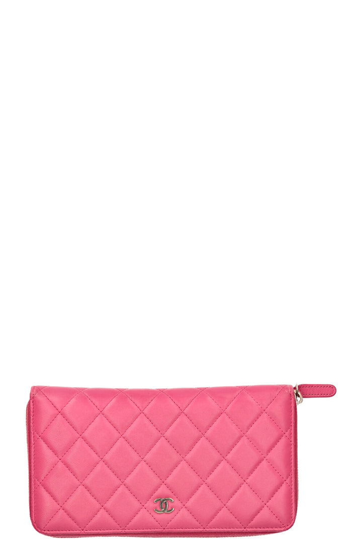 CHANEL Organizer Wallet Pink