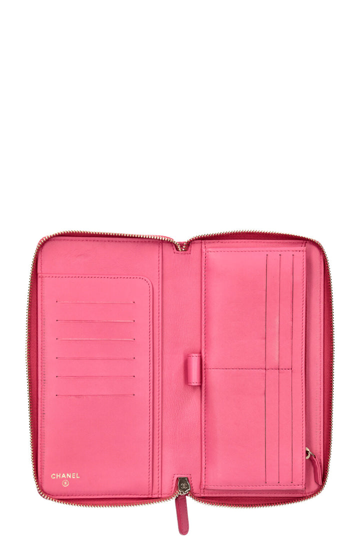 CHANEL Organizer Wallet Pink