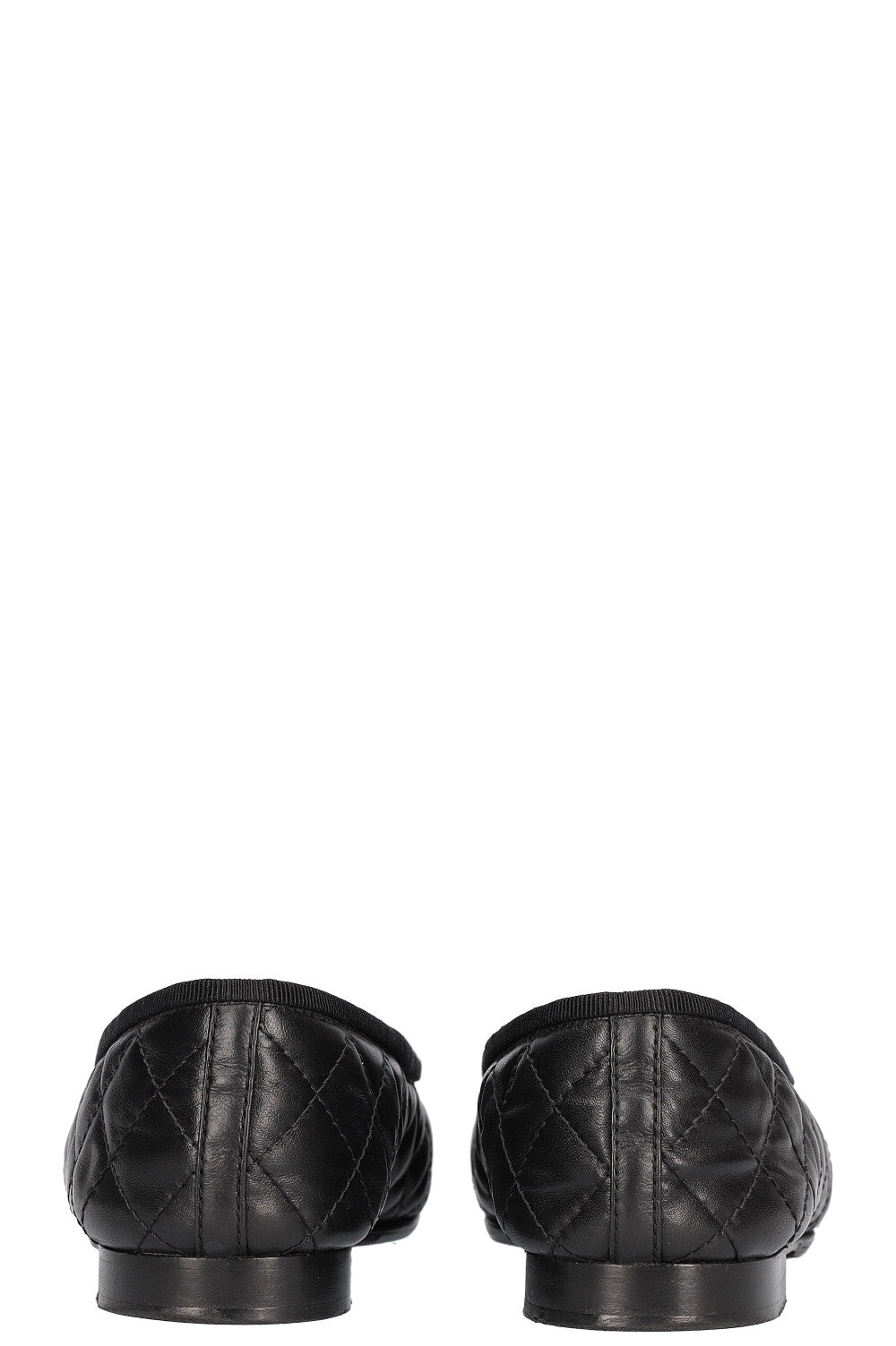 CHANEL quilted ballet flats