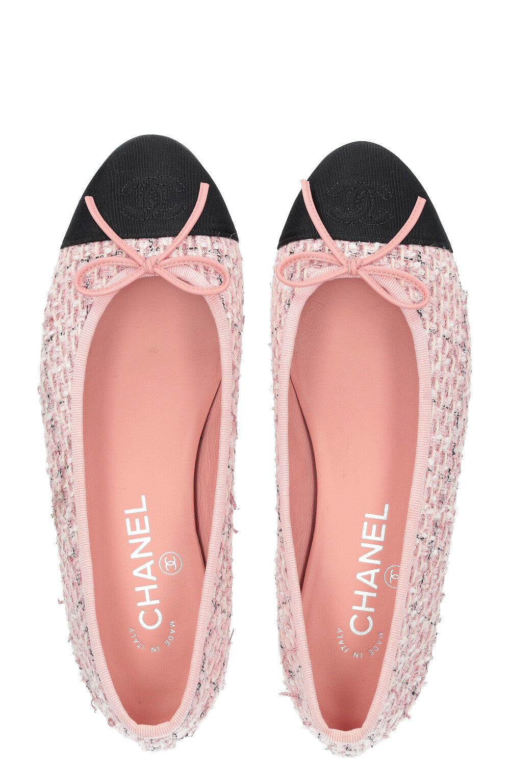 CHANEL Mocassins Tweed Rose REAWAKE