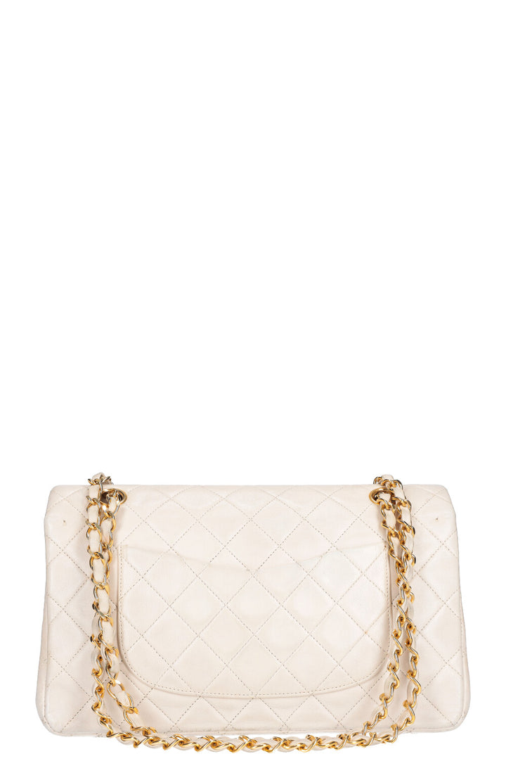 CHANEL Double Flap Bag White