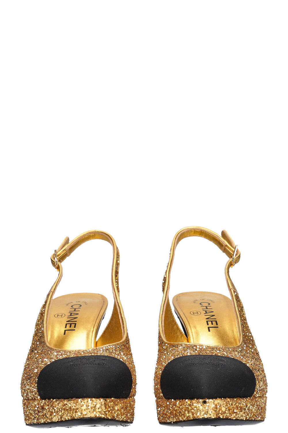 CHANEL Platform Slingbacks