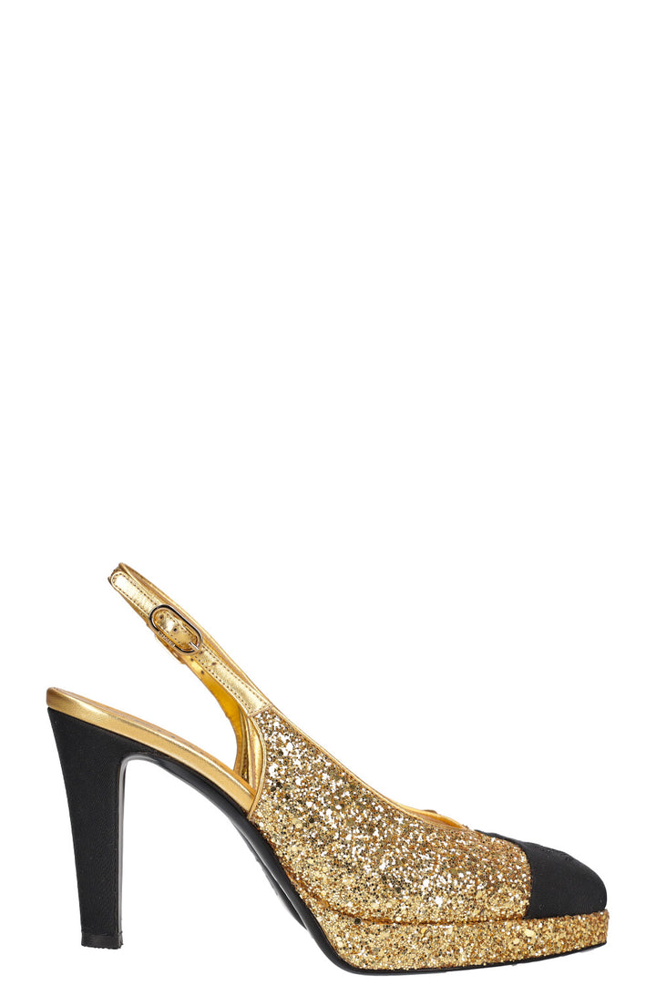 CHANEL Platform Slingbacks