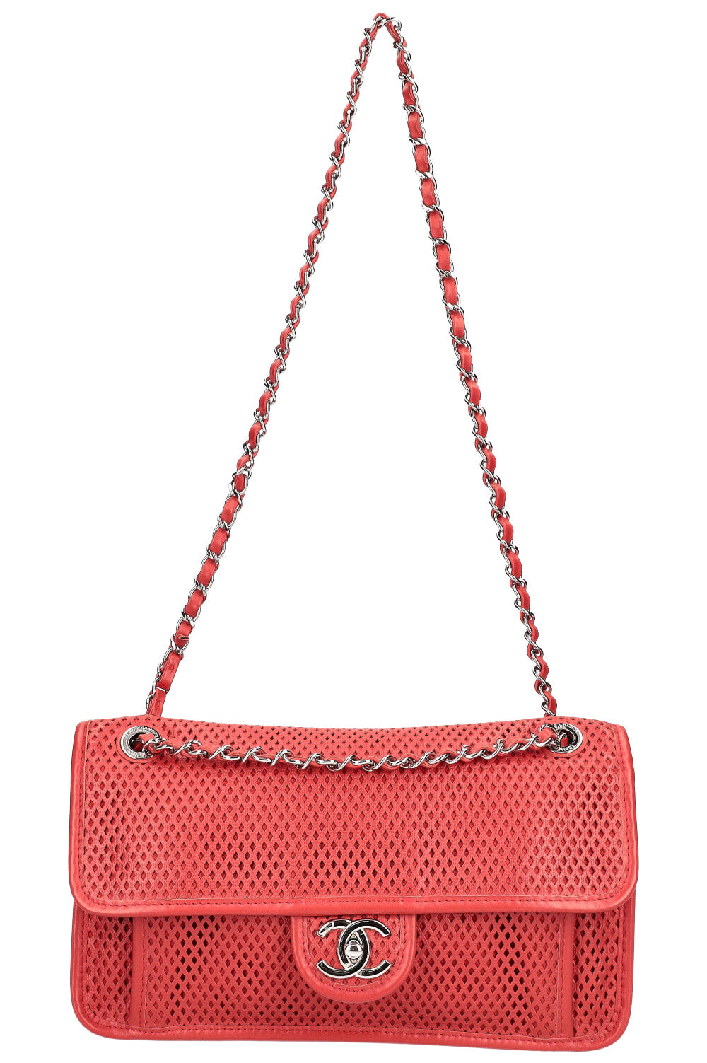 Chanel perforated hot sale flap bag