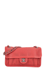 Chanel Up in the Air Perforated Leather Red