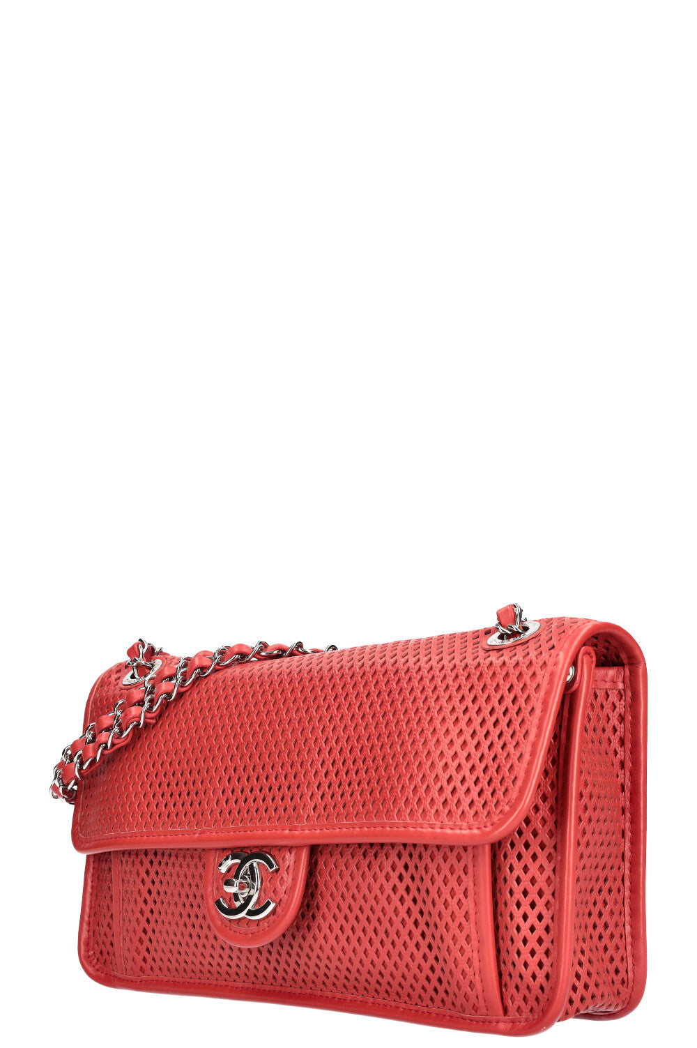 Chanel red leather bag new arrivals