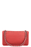 CHANEL Up in the Air Flap Bag Perforated Leather Red