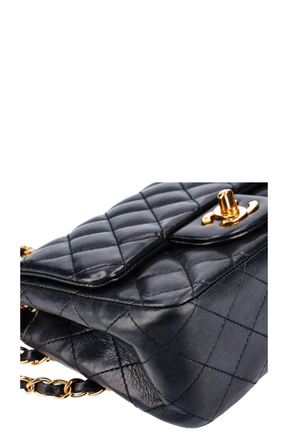 CHANEL Mini Square Flap Bag Black REAWAKE