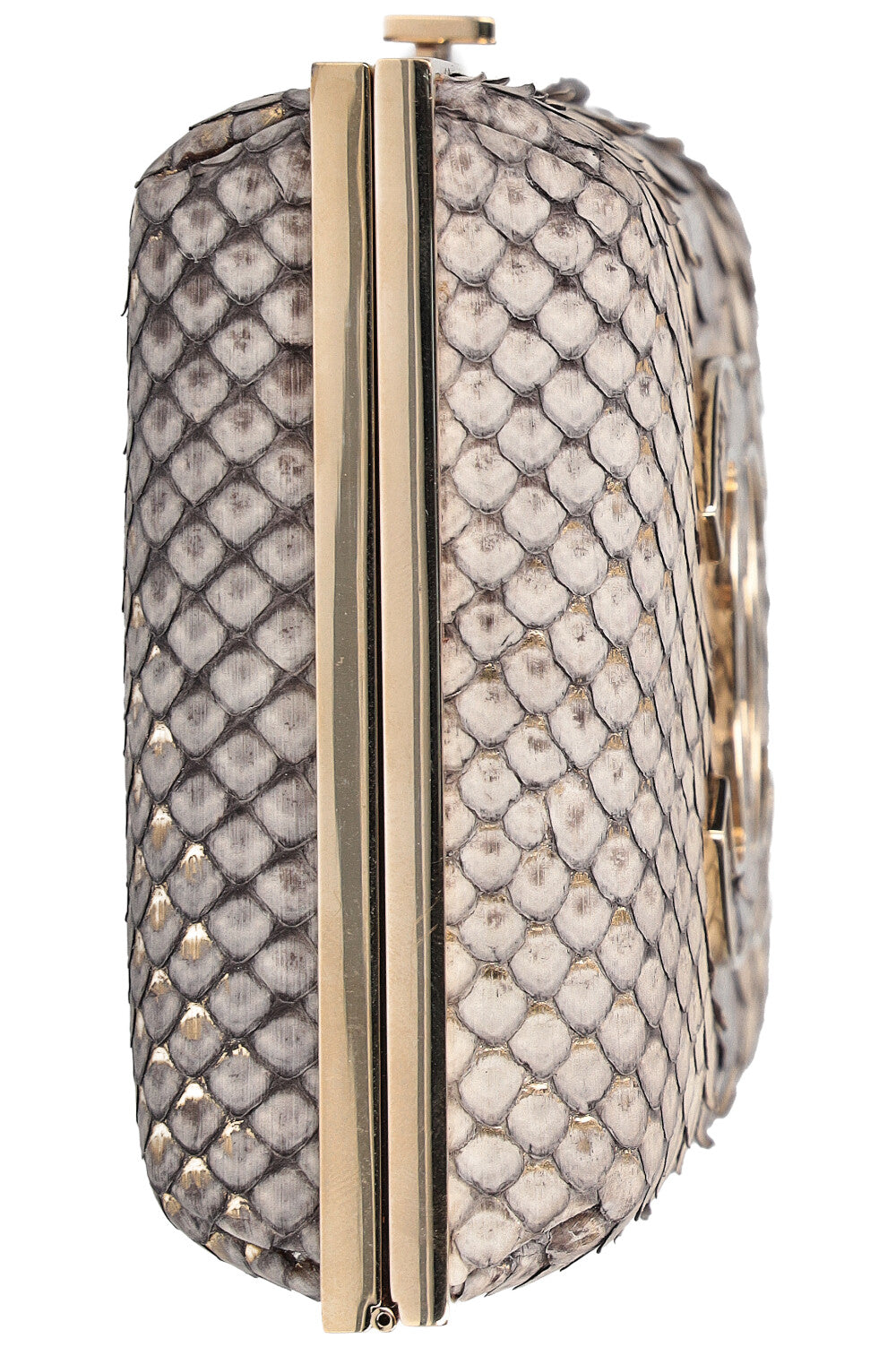 CHANEL box clutch Python REAWAKE