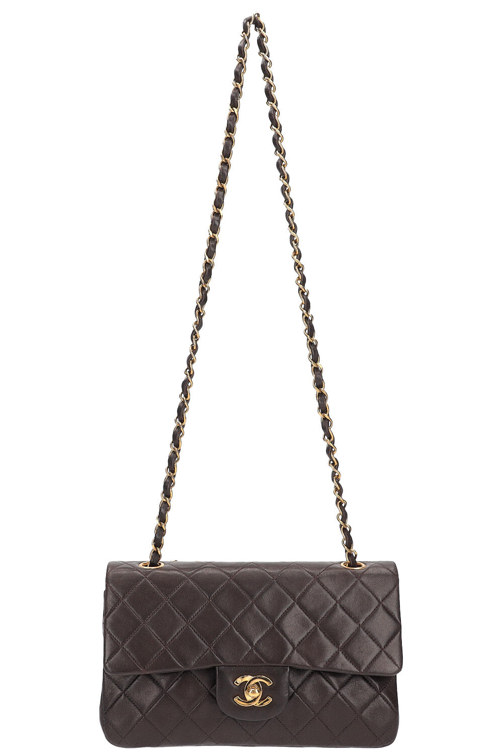 Timeless/classique leather crossbody bag Chanel Brown in Leather - 40736019