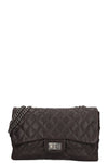 CHANEL 2.55 Single Flap Bag Caviar Brown