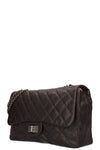 CHANEL 2.55 Single Flap Bag Caviar Brown