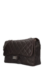 CHANEL 2.55 Single Flap Bag Caviar Brown