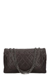 CHANEL 2.55 Single Flap Bag Caviar Brown