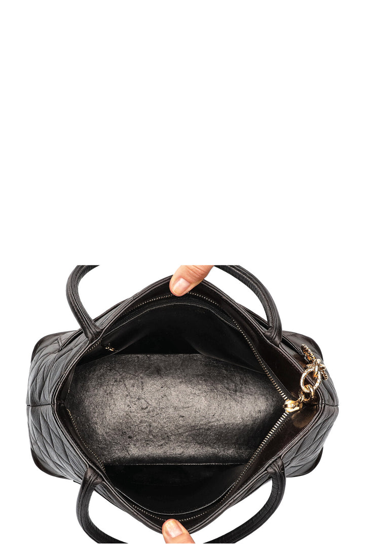 CHANEL Medaillon Tote Bag Black