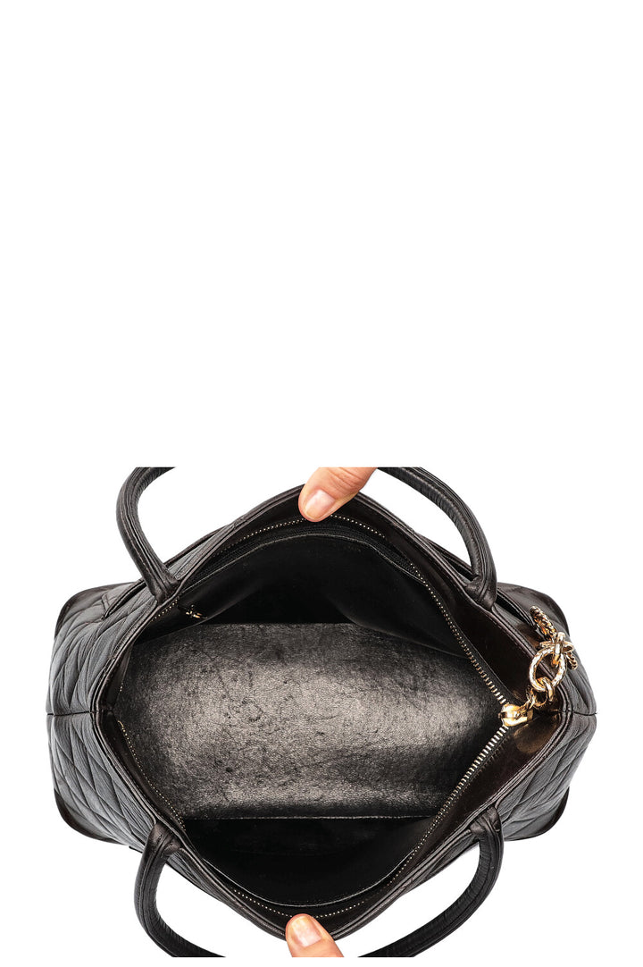 CHANEL Medallion Tote Bag Black