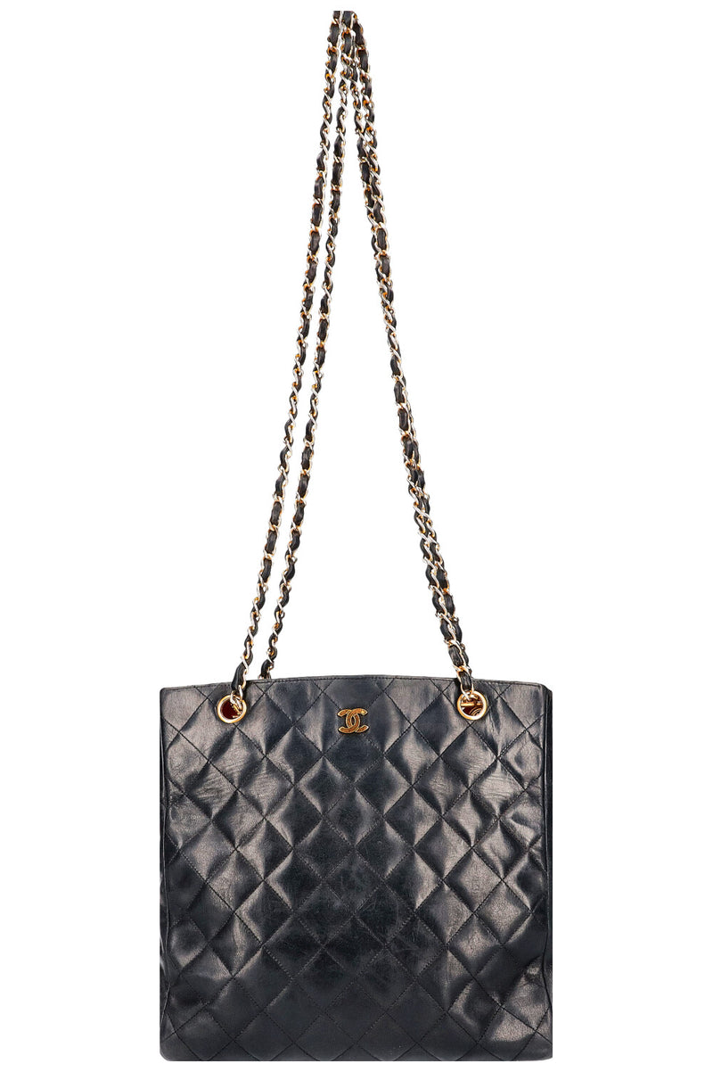 CHANEL Vintage Quilted Shopper 1986-88