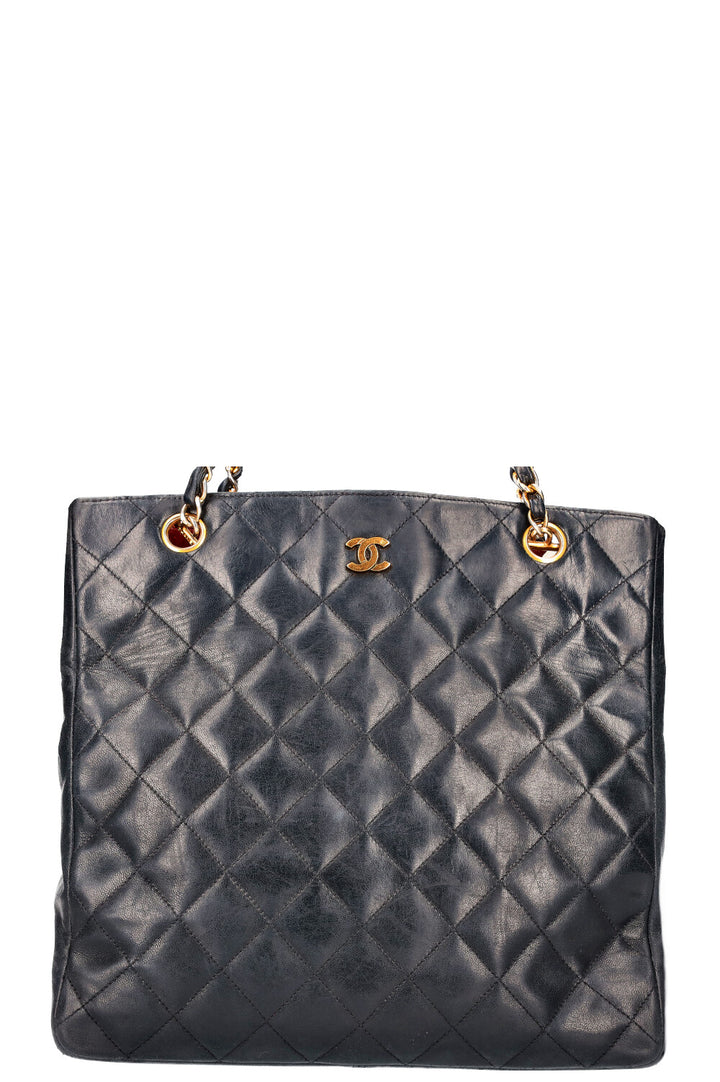CHANEL Vintage Quilted Shopper 1986-88