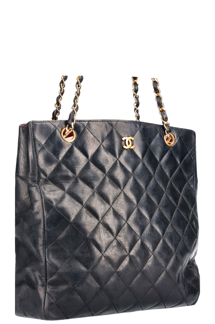 CHANEL Vintage Quilted Shopper 1986-88