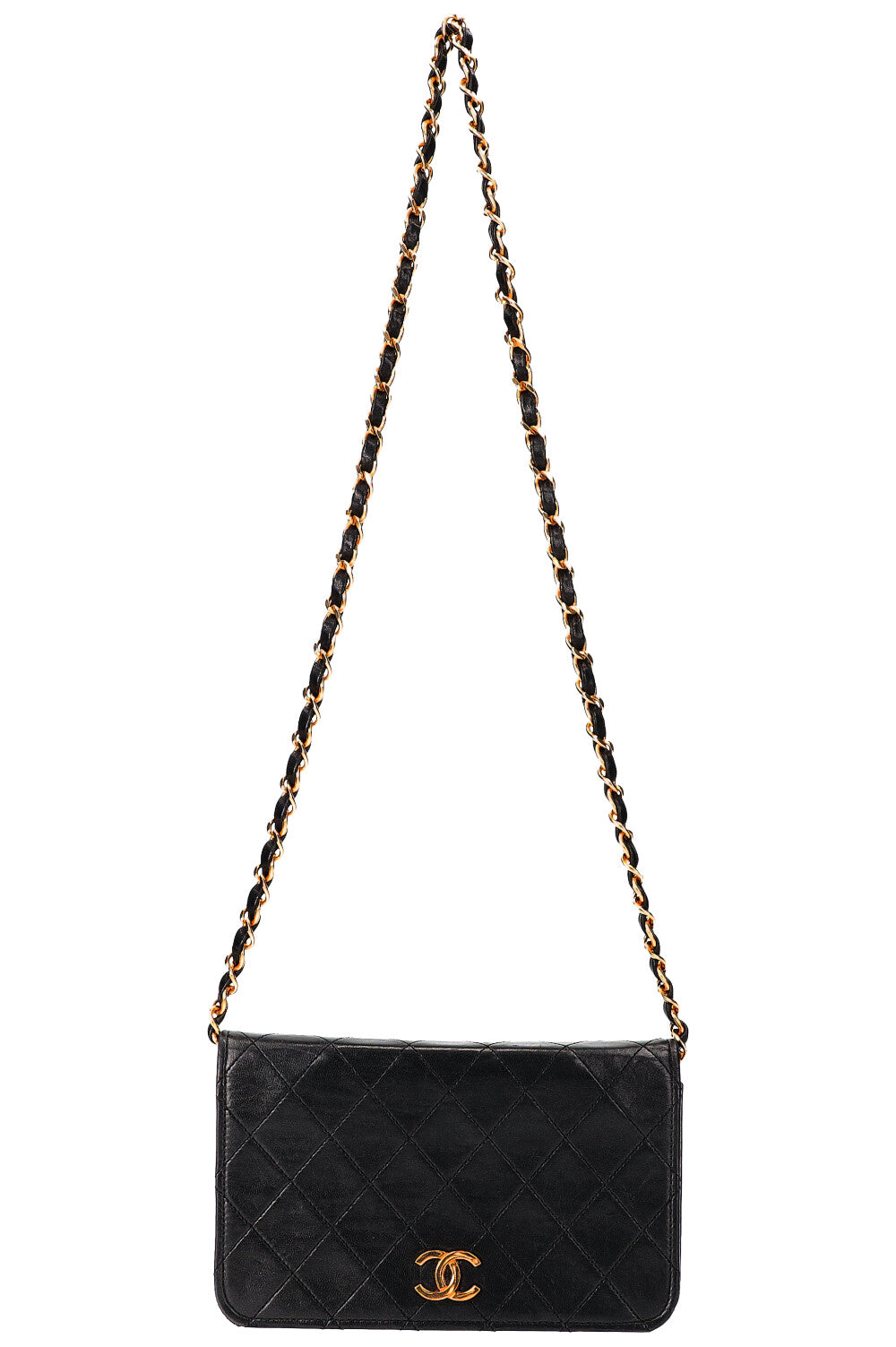 Chanel 2003-2004 Classic Flap Mini Square Chain Shoulder Bag Black Cav –  AMORE Vintage Tokyo
