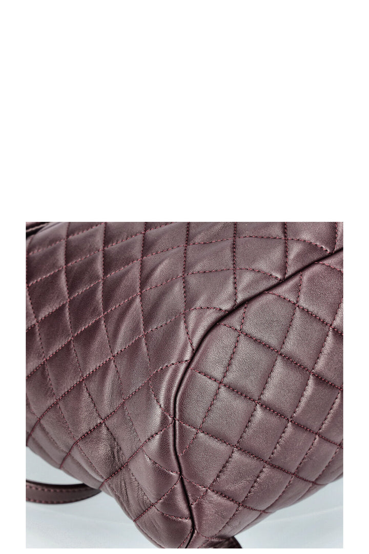 CHANEL Urban Spirit Backpack Aubergine