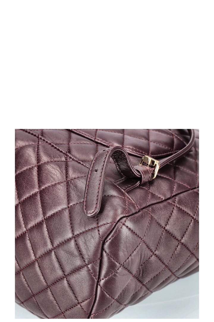CHANEL Urban Spirit Backpack Aubergine
