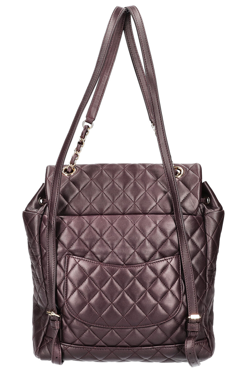 CHANEL Urban Spirit Backpack Aubergine