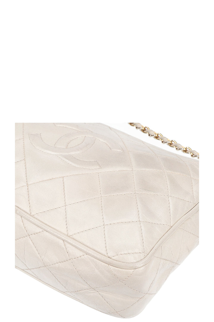 CHANEL Camera Bag White