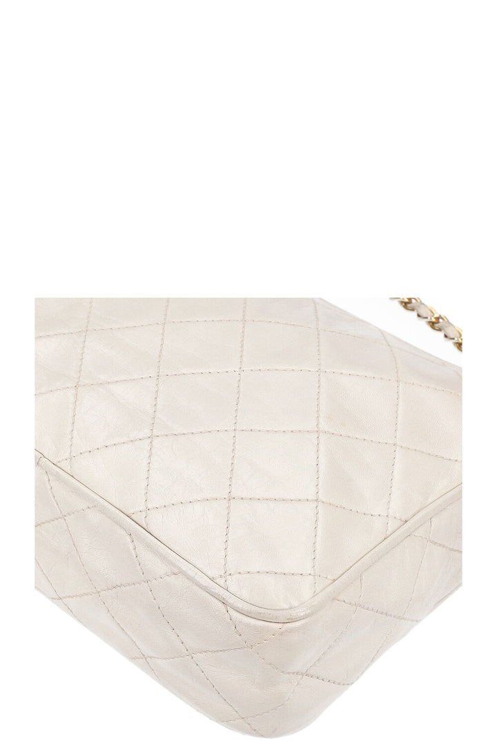 CHANEL Camera Bag White