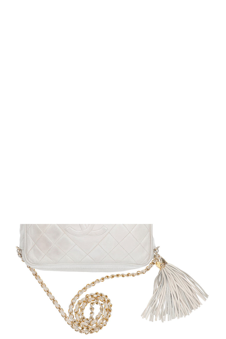 CHANEL Camera Bag White