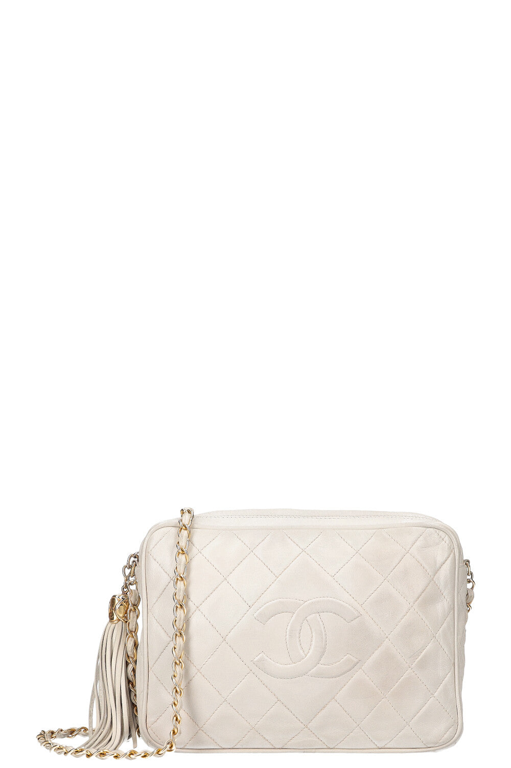 CHANEL Camera Bag White