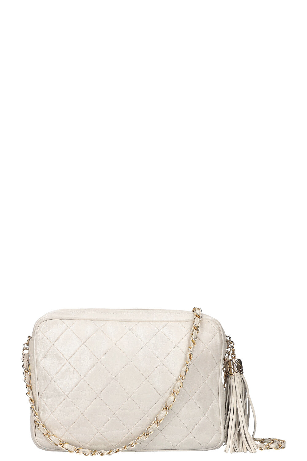 CHANEL Camera Bag White