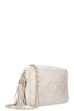 CHANEL Camera Bag White
