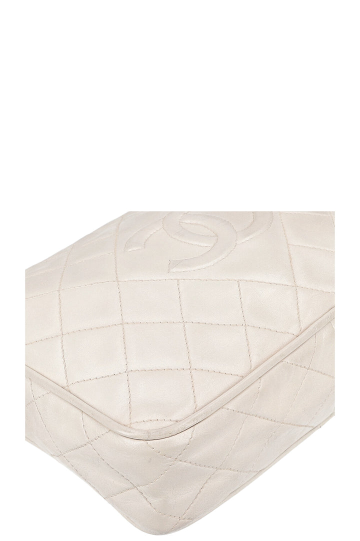 CHANEL Camera Bag White