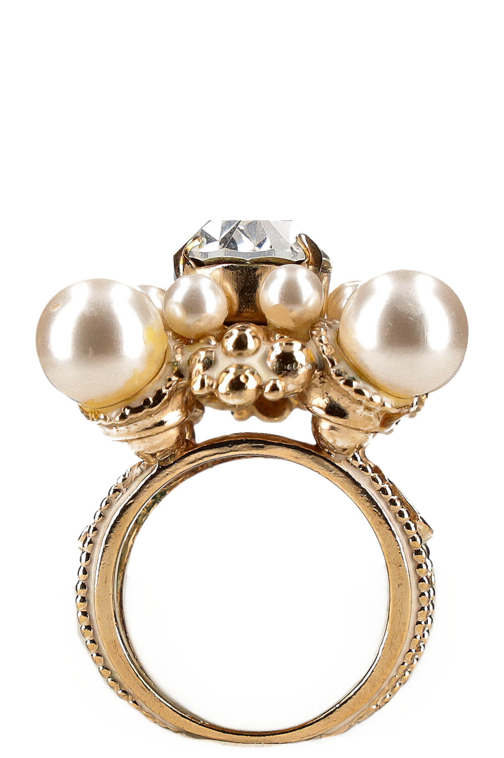 CHANEL Cocktail Ring Pearls 03