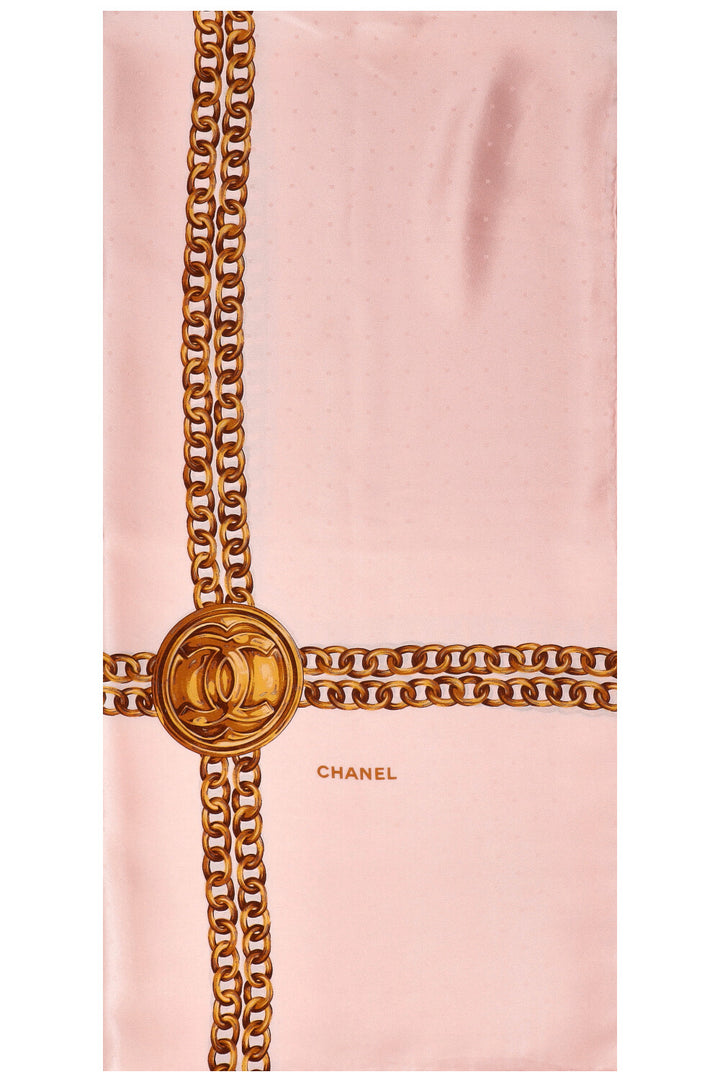 CHANEL Medaillon Silk Scarf