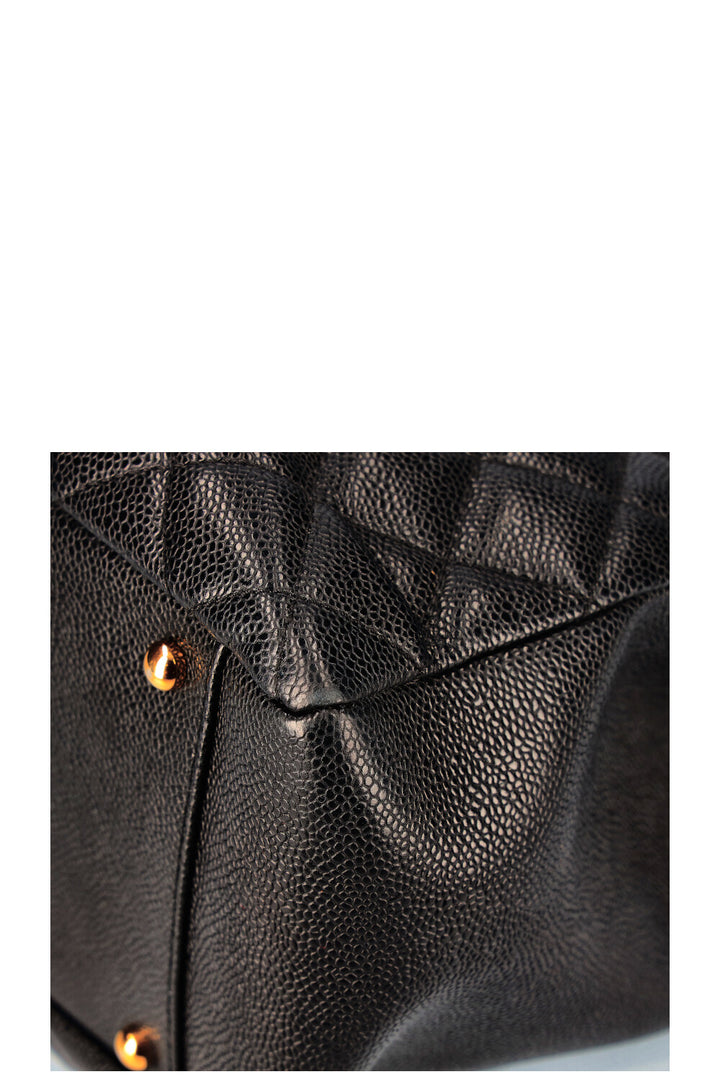 CHANEL GST XL Caviar Black