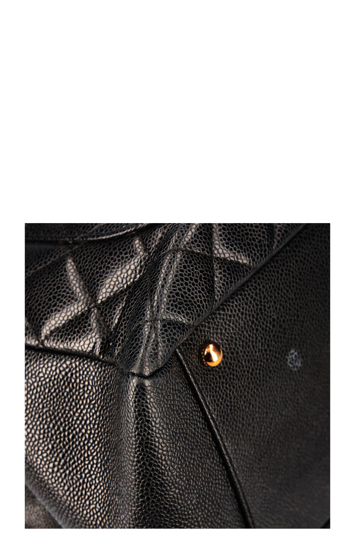 CHANEL GST XL Caviar Black