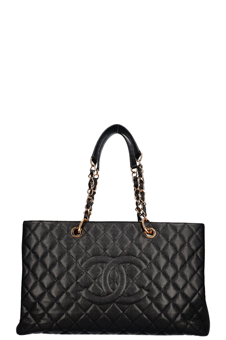 CHANEL GST XL Caviar Black