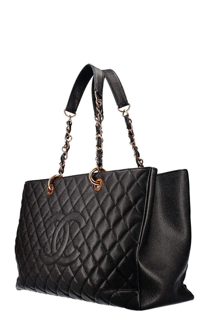 CHANEL GST XL Caviar Black