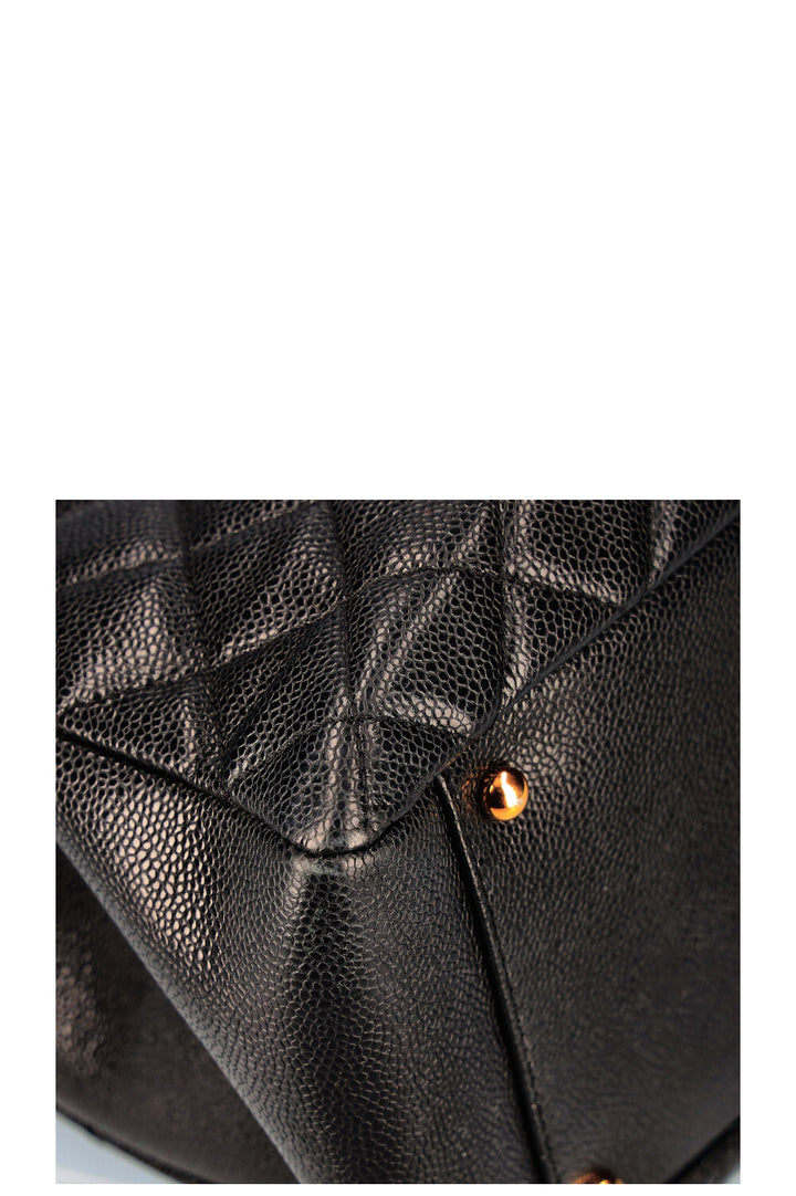 CHANEL GST XL Caviar Black