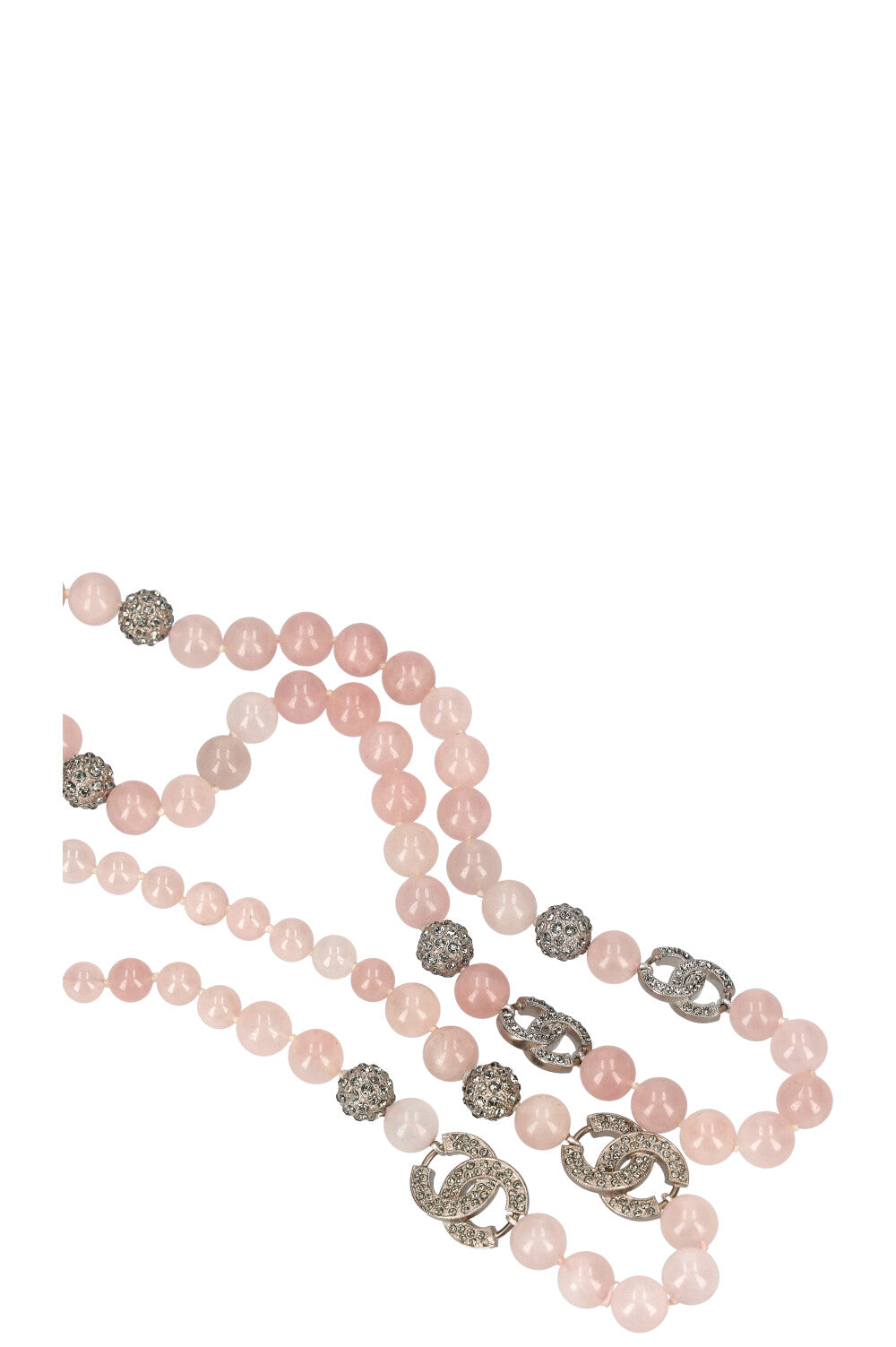 CHANEL Rose Quartz Necklace SS 2015