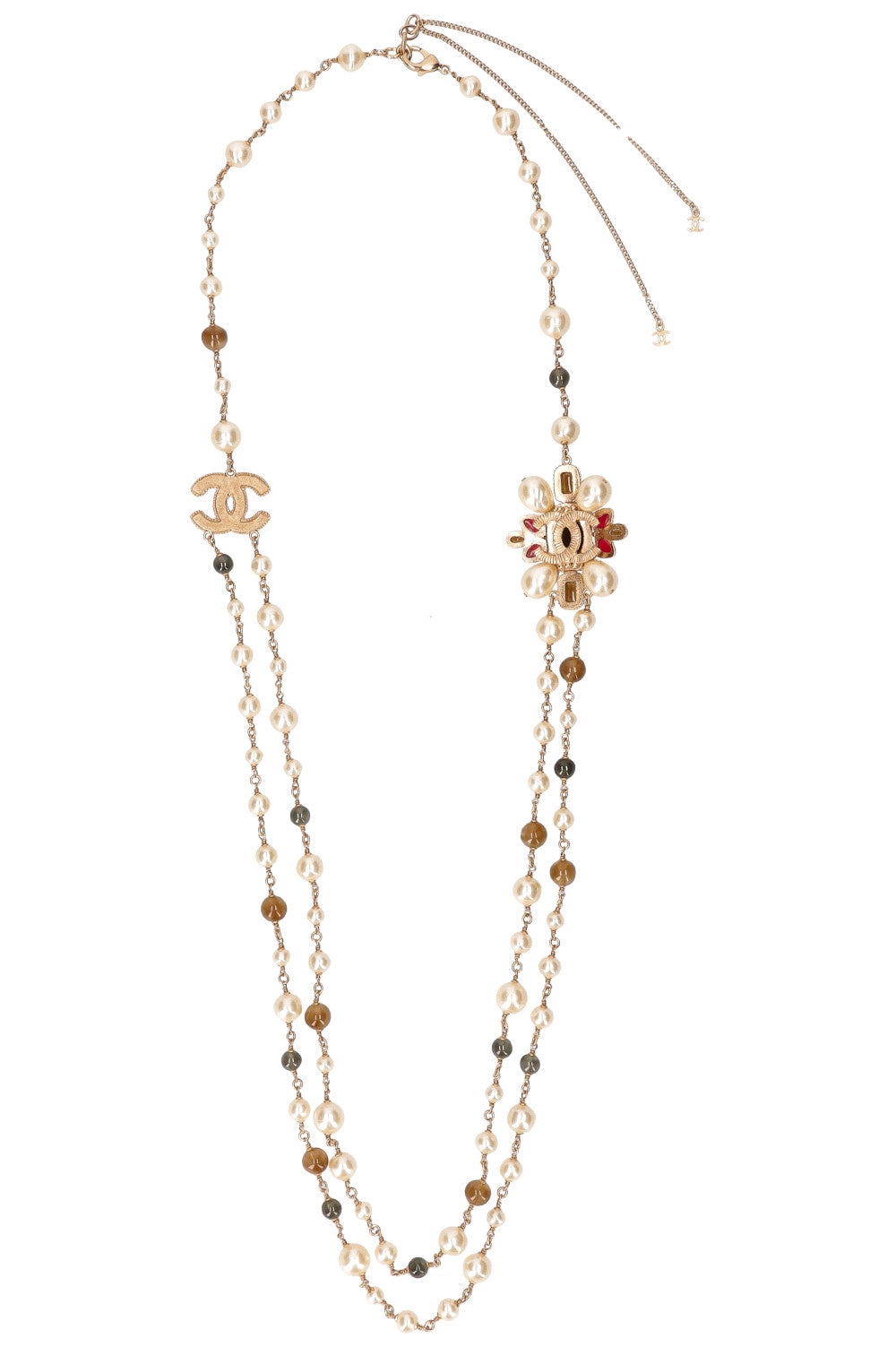 Chanel multi strand store pearl necklace