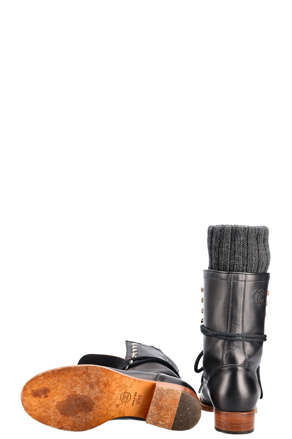Combat boots discount and socks