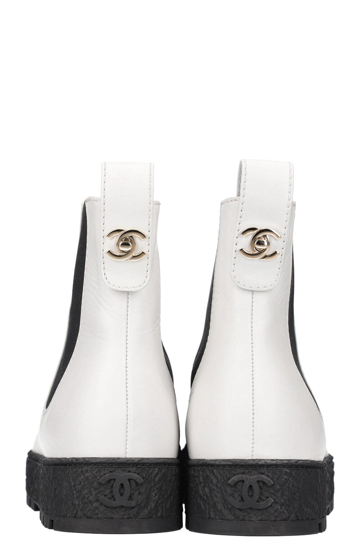 CHANEL Boots Black & White FW21/22