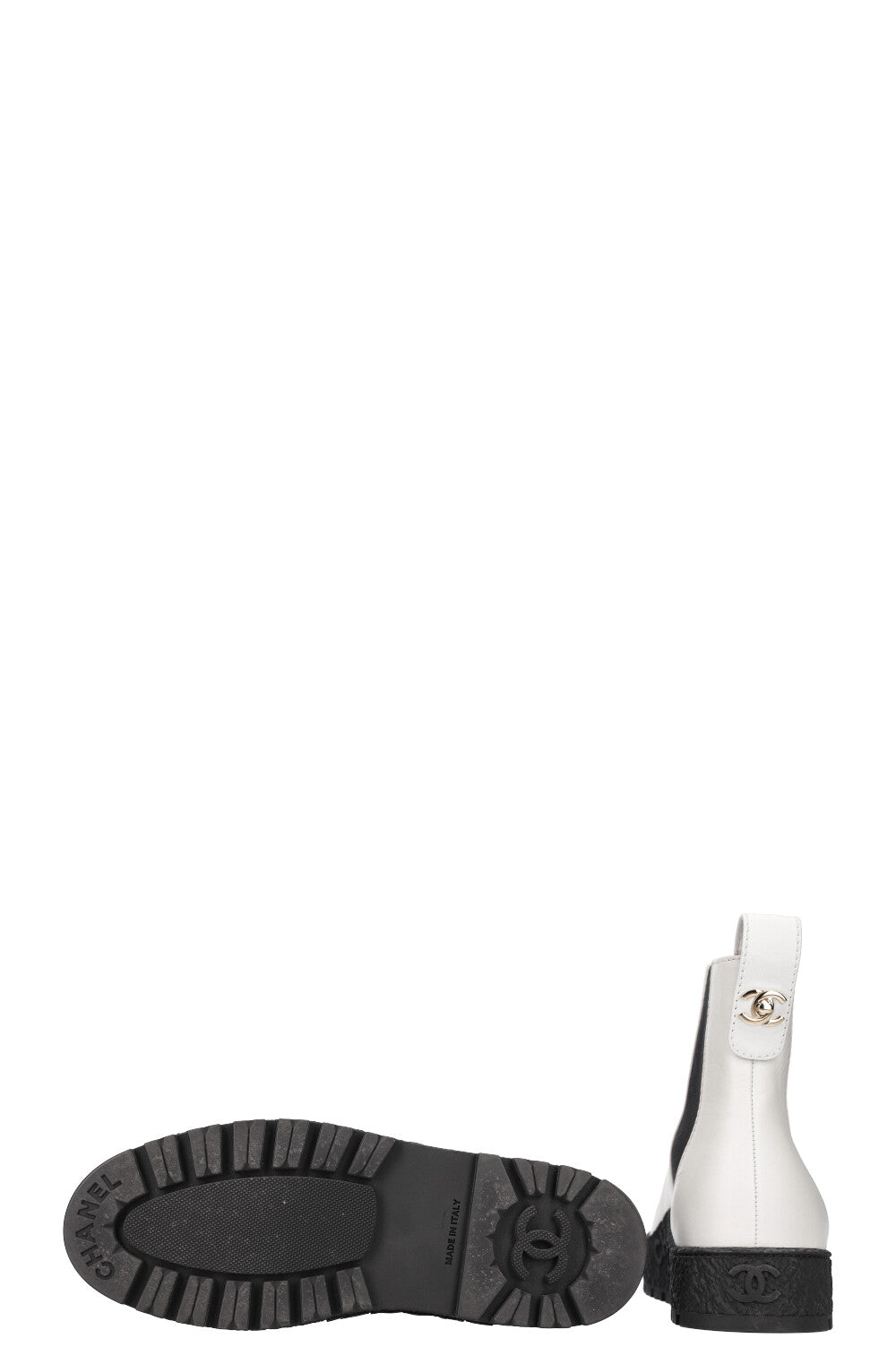 CHANEL Boots Black &amp; White FW21/22
