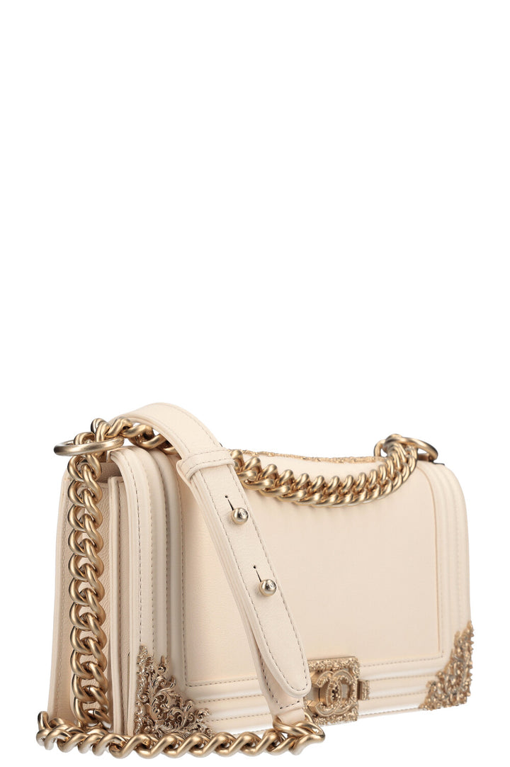 CHANEL Medium Boy Bag Ivory