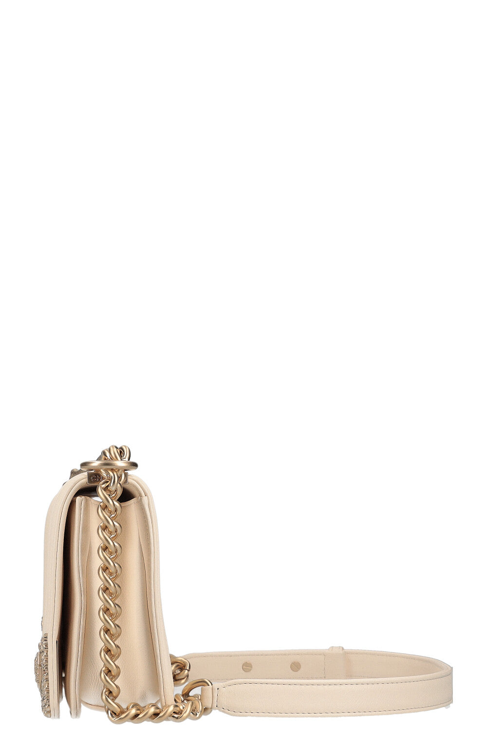 CHANEL Medium Boy Bag Ivory