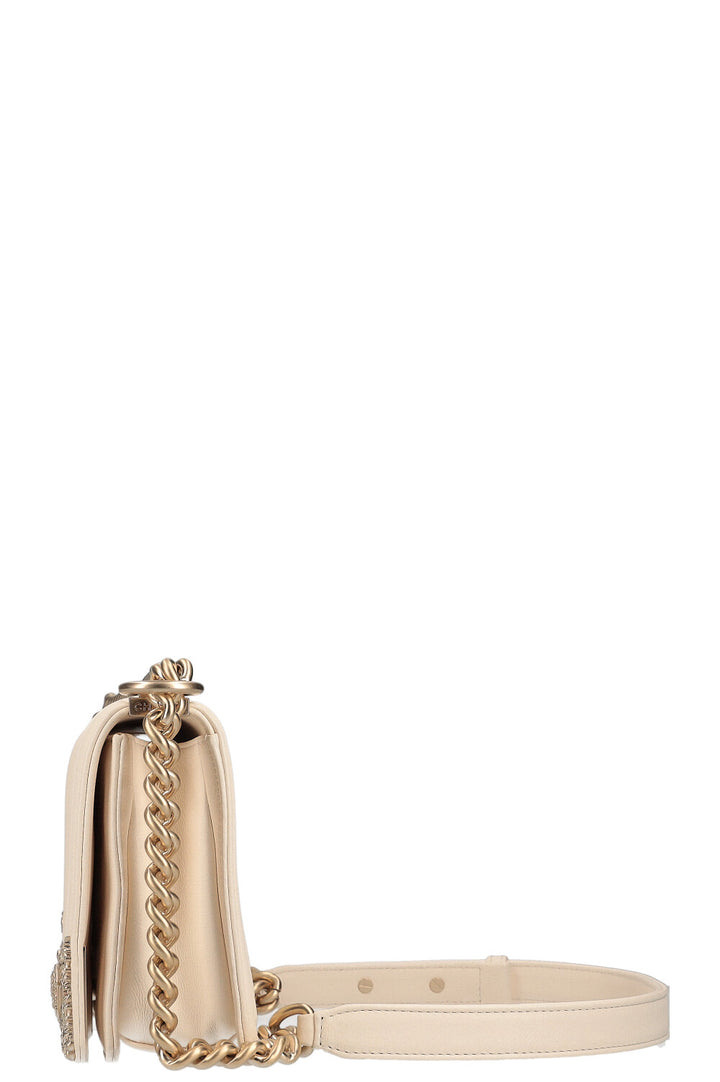 CHANEL Medium Boy Bag Ivory