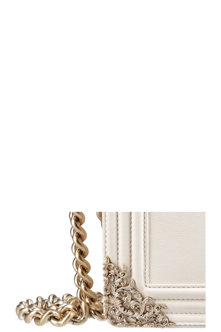 CHANEL Medium Boy Bag Ivory